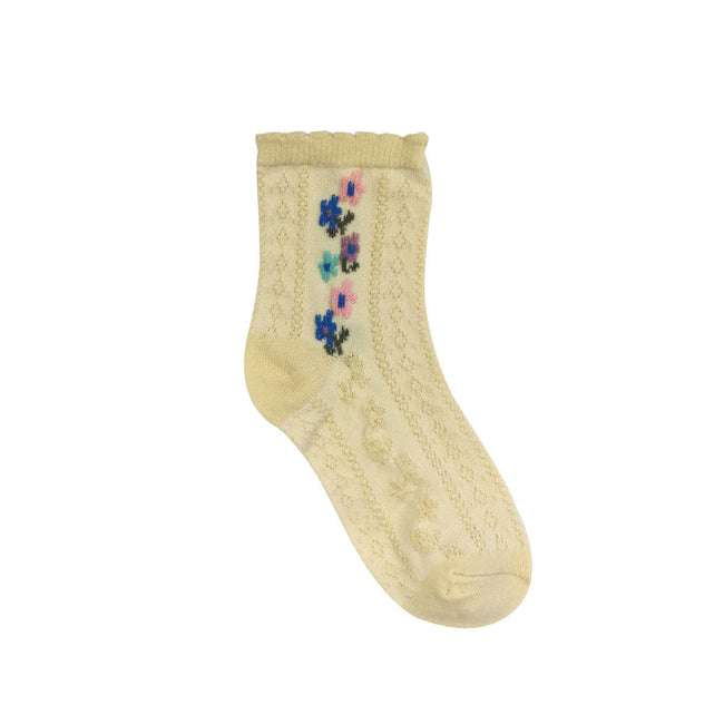 Wrapables Vintage Floral Pattern Toddler Socks (Set of 5)