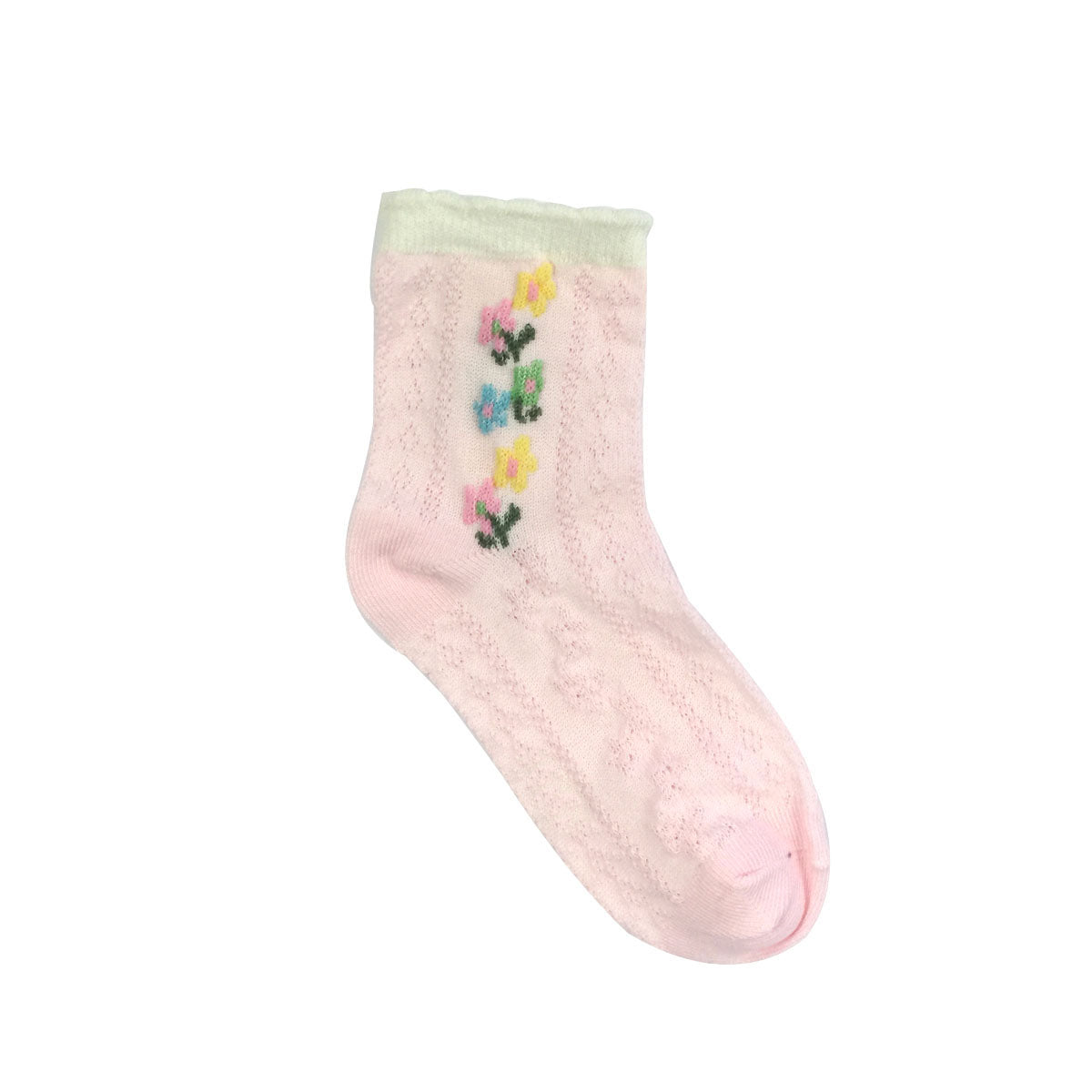 Wrapables Vintage Floral Pattern Toddler Socks (Set of 5)