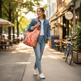 LOQI Opulent Peach Reusable Shopping Bag