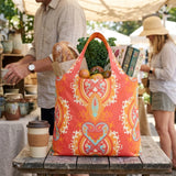 LOQI Opulent Peach Reusable Shopping Bag