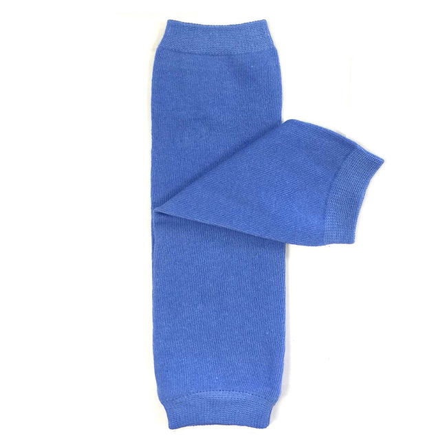 Wrapables Colorful Baby & Toddler Leg Warmers 2, Solid Blue