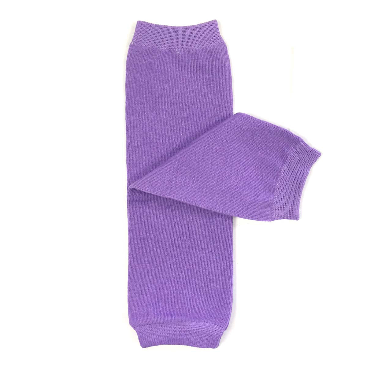 Wrapables Colorful Baby & Toddler Leg Warmers 2, Solid Purple