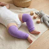 Wrapables Colorful Baby & Toddler Leg Warmers 2, Solid Purple