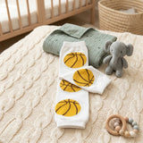 Wrapables Colorful Baby & Toddler Leg Warmers 2, Basketball