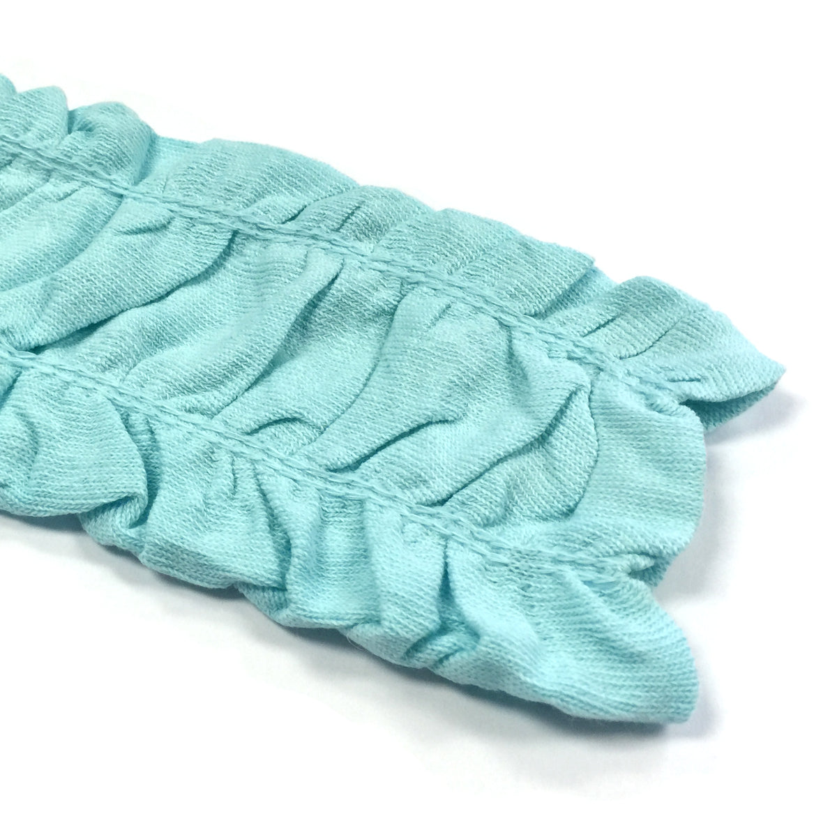 Wrapables Ruffle Leg Warmers for Toddler, Light Blue