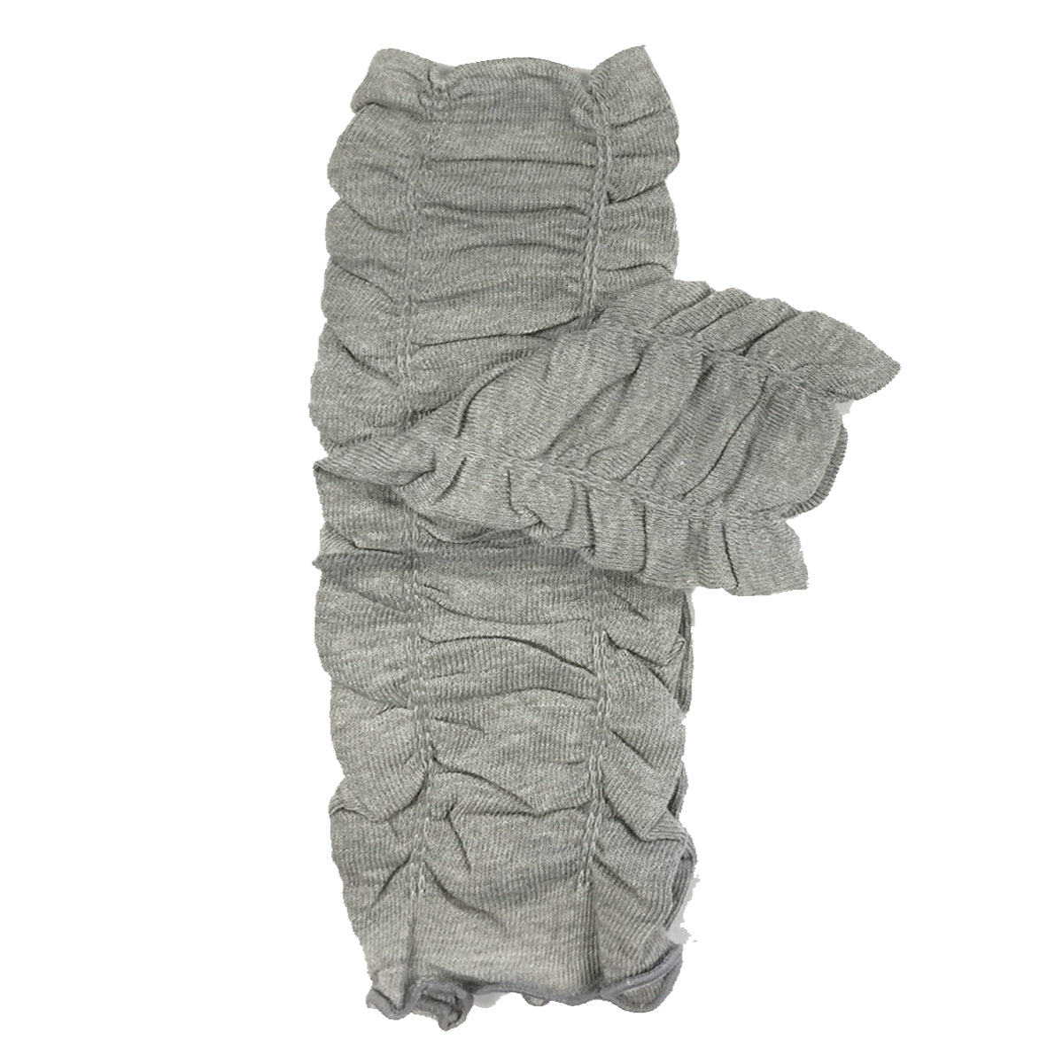 Wrapables Ruffle Leg Warmers for Toddler, Gray