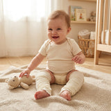 Wrapables Ruffle Leg Warmers for Toddler, White