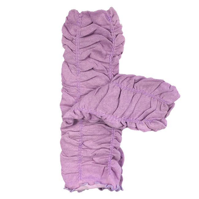 Wrapables Ruffle Leg Warmers for Toddler, Lavender