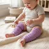 Wrapables Ruffle Leg Warmers for Toddler, Lavender
