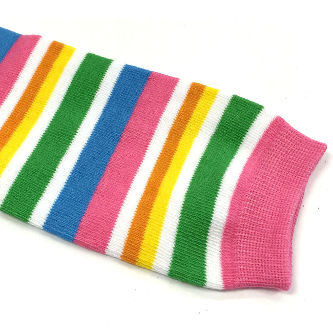 Wrapables Colorful Baby & Toddler Leg Warmers 2, Stripes Multi-Fun