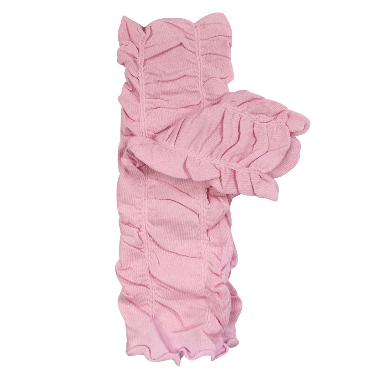 Wrapables Gathered Ruffles Baby Leg Warmers (Set of 3), Lilac, Ballet Pink, Sky Blue