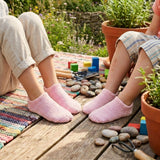 Wrapables Children's Non-Skid Gripper Socks (Set of 3), Lavender, Hot Pink, Pink