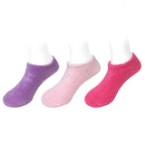 Wrapables Children's Non-Skid Gripper Socks (Set of 3), Lavender, Hot Pink, Pink