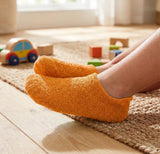 Wrapables Children's Non-Skid Gripper Socks (Set of 3), Green, Orange, Blue