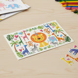 Wrapables Adorable Animal Puffy Stickers for Scrapbooking, Stationery, Diary, and Album (Set of 5)