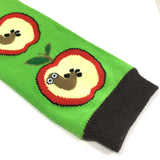 Wrapables Fun and Playtime Baby Leg Warmers (Set of 3), Apple, Owls, Dots