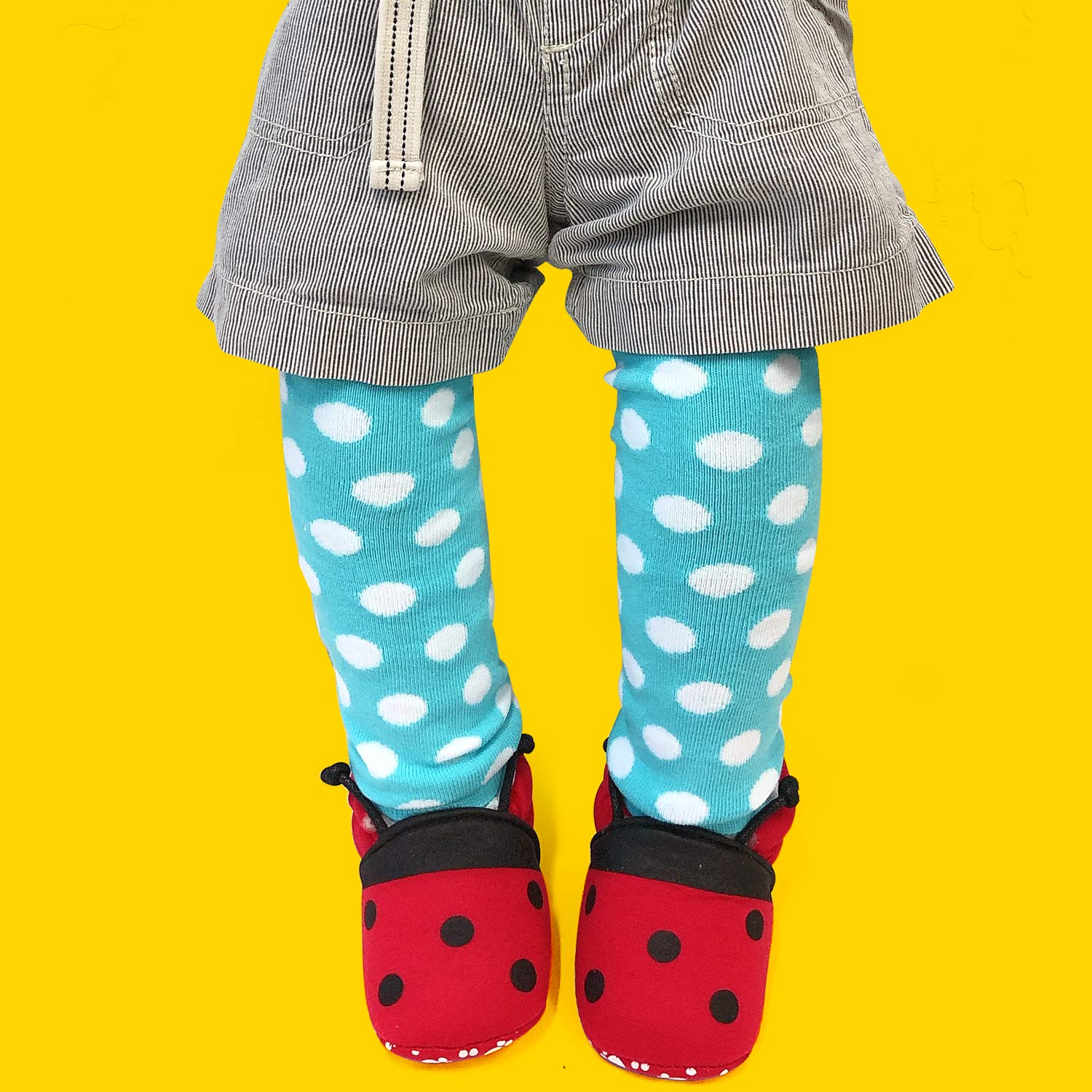 Wrapables Fun and Playtime Baby Leg Warmers (Set of 3), Apple, Owls, Dots