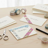 Wrapables Butterfly Dreams Washi Masking Tape (Set of 3), 10M L x 20mm W