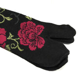 Wrapables Womens 3-Pair Flip-Flop Socks, Floral 1