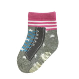 Wrapables Playful Sneakers and Sweet Mary Jane Non-Skid Socks (Set of 6), SET1