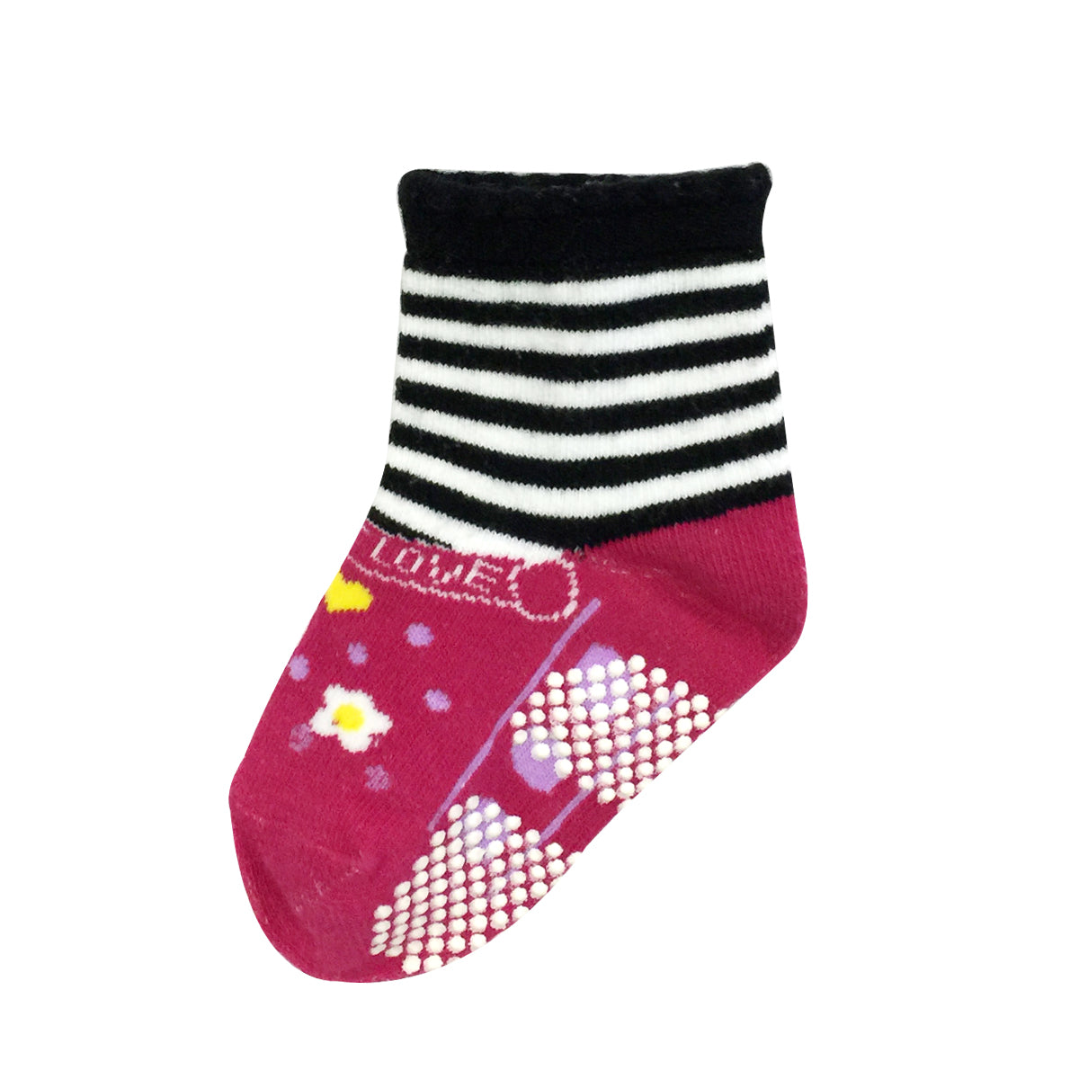 Wrapables Playful Sneakers and Sweet Mary Jane Non-Skid Socks (Set of 6), SET1