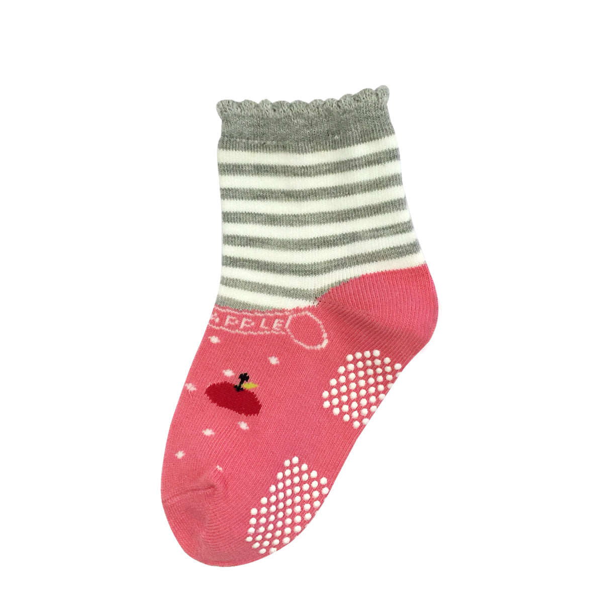 Wrapables Juicy Fruits Mary Jane Non-Skid Socks (Set of 6), Set 1