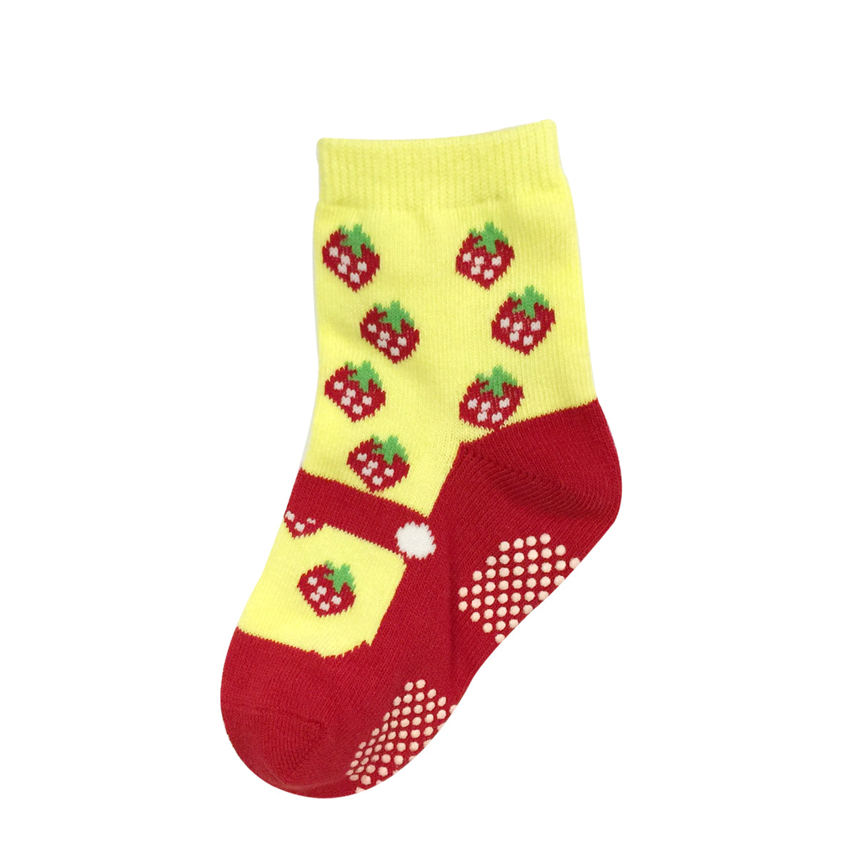 Wrapables Juicy Fruits Mary Jane Non-Skid Socks (Set of 6), Set 1