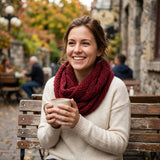Wrapables Women's Soft Knit Warm Infinity Scarf