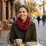 Wrapables Trendy Winter Warm Knit Infinity Scarf