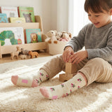 Wrapables Girls Cheerful Casual Socks (Set of 6), Set 1
