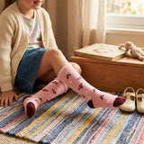 Wrapables Girls Cheerful Casual Socks (Set of 6), Set 1