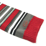 Wrapables Colorful Baby & Toddler Leg Warmers 2, Stripes Red and Gray