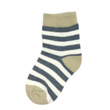 Wrapables Casual Cute Socks for Baby (Set of 4), Slate Blue