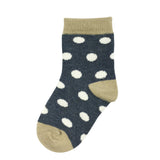 Wrapables Casual Cute Socks for Baby (Set of 4), Slate Blue