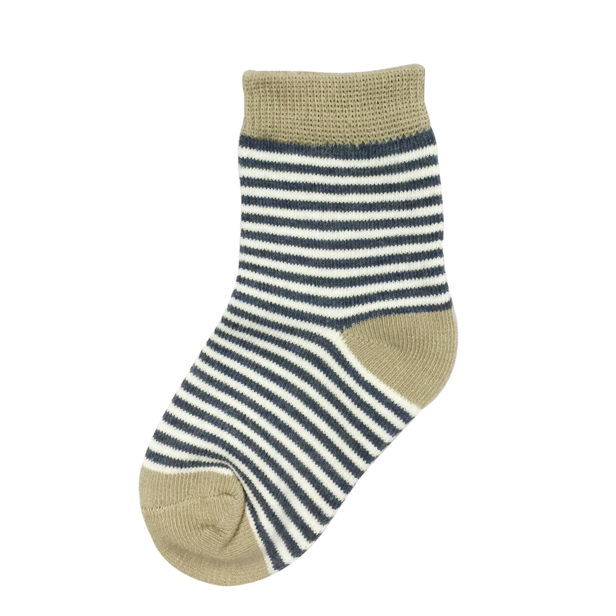 Wrapables Casual Cute Socks for Baby (Set of 4), Slate Blue