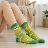 Wrapables Fun Designs Crew Socks for Women (Set of 5)