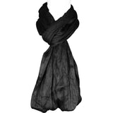 Wrapables Lightweight Silky Soft Infinity Loop Scarf, Black