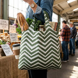 LOQI Elements Wood Reusable Shopping Bag
