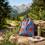 LOQI Geometric Cube Backpack