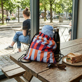LOQI Geometric Stripes Backpack