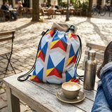 LOQI Geometric Triangle Backpack