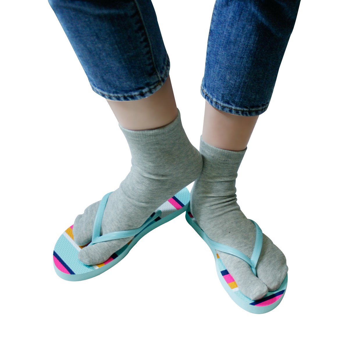 Wrapables Tabi Flip-Flop Socks (Set of 3)