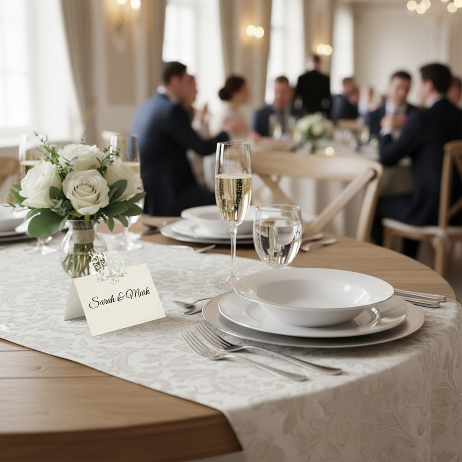 Wrapables Love Birds Wedding Decor Table Name Place Cards (Set of 50)
