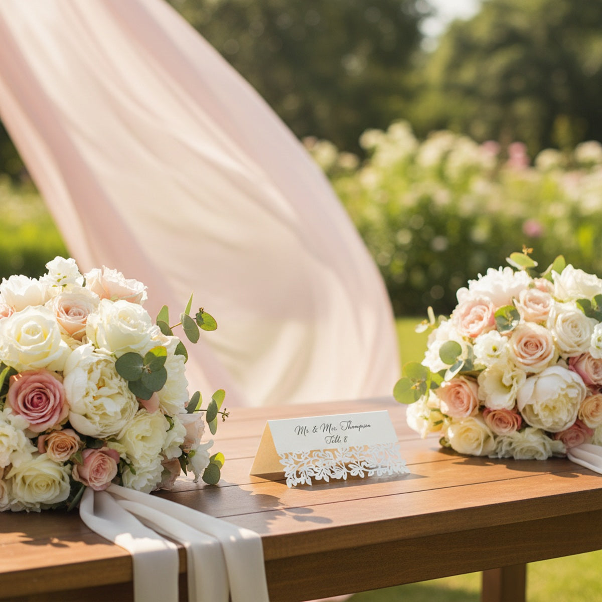 Wrapables Vines Wedding Decor Table Name Place Cards (Set of 50)
