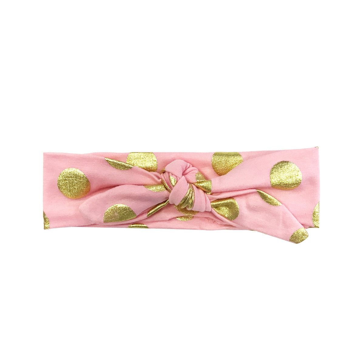 Wrapables Girls Boho Knotted Headband Headwrap (Set of 4), Pretty in Pink