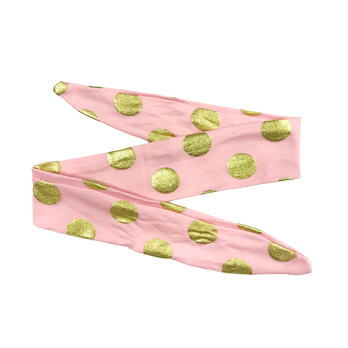 Wrapables Girls Boho Knotted Headband Headwrap (Set of 4), Pretty in Pink