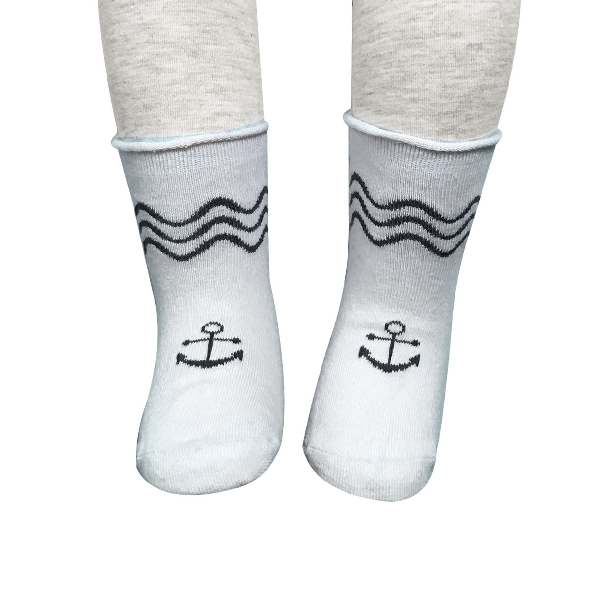 Wrapables Adorable Pets Baby Socks (Set of 5), Nautical