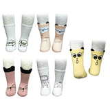 Wrapables Adorable Pets Baby Socks (Set of 5), Girl