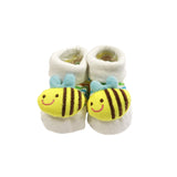 Wrapables Cute 3D Cartoon Anti-Skid Baby Booties Sock Slipper Shoes (Set of 6), 3D Cartoon