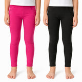 Wrapables Faux Jean Skinny Leggings for Girls (Set of 2)